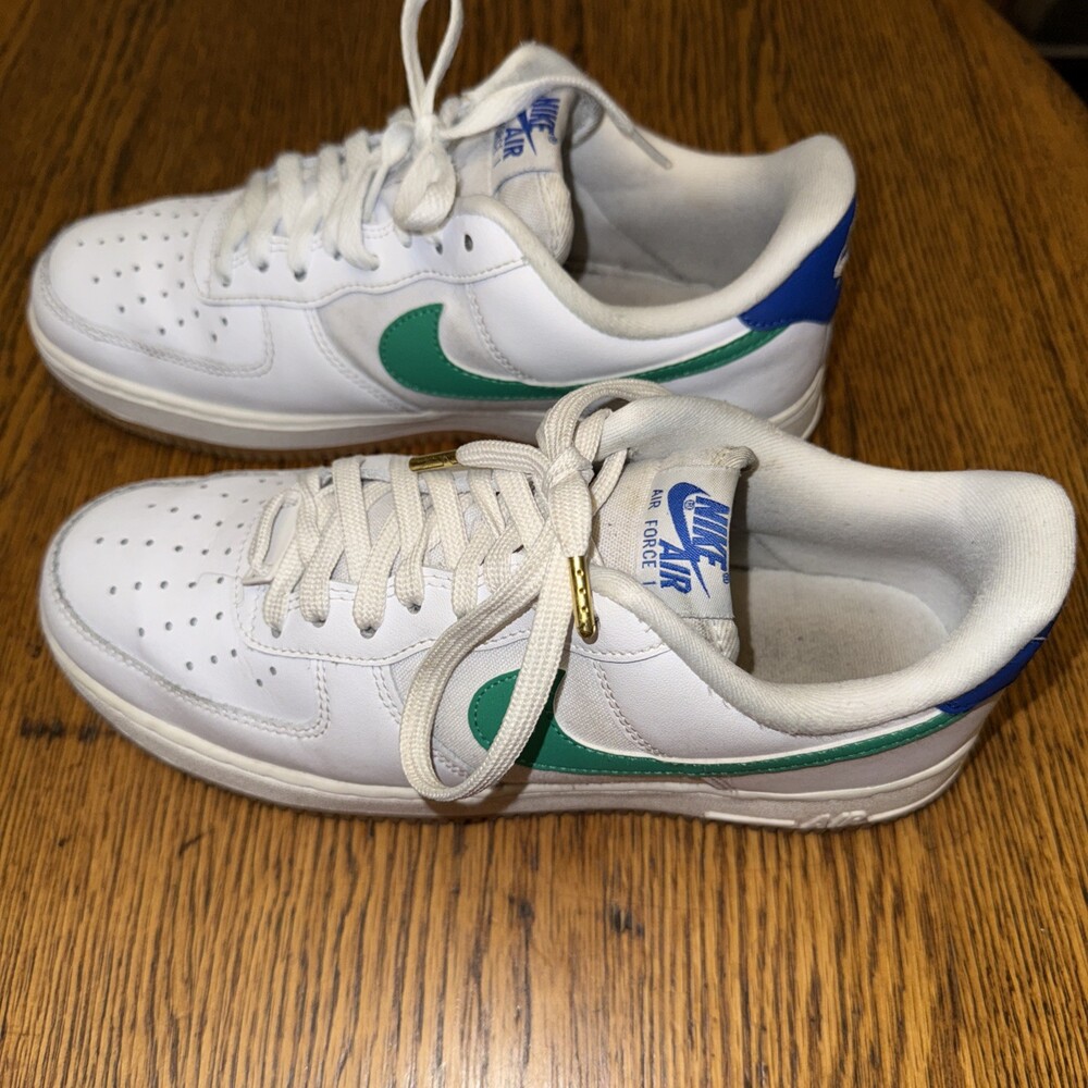 Nike Air Force 1 DD8959-110 Women’s Size 7.5 White Blue Gum Sneakers